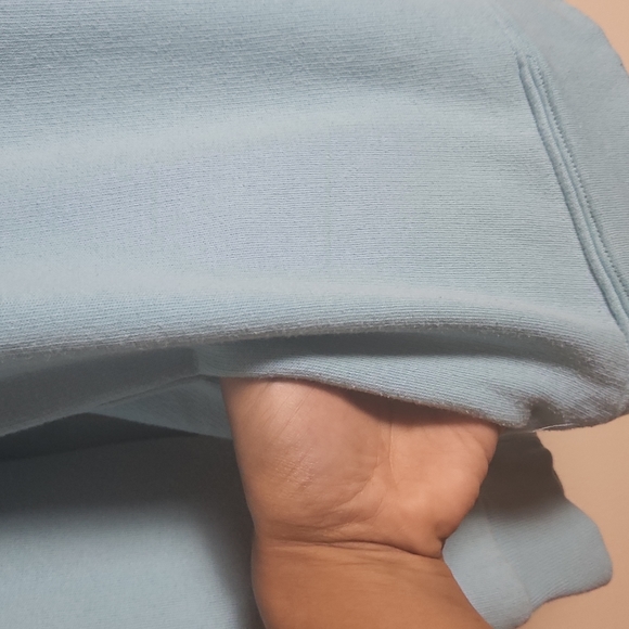 Victoria's Secret PINK Light Blue Pullover Hoodie w/ Pockets - Picture 2 of 8